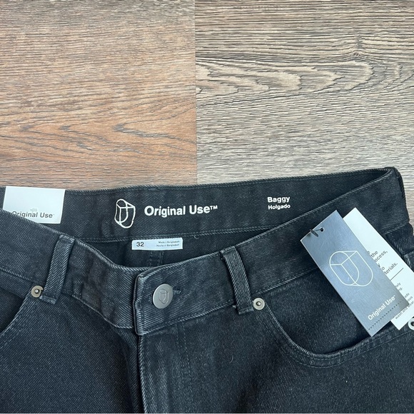 Men's 11" Denim Cargo Shorts - Original Use Black Wash - Picture 5 of 5